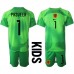 Billige Nederland Remko Pasveer #1 Keeper Hjemmetrøye Barn VM 2022 Kortermet (+ korte bukser)
